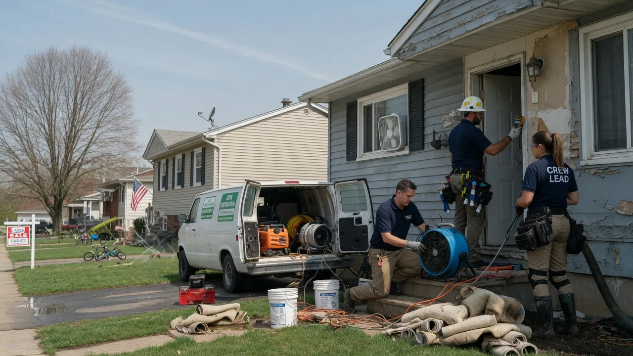Flood Cleanup in Leavenworth, KS near me